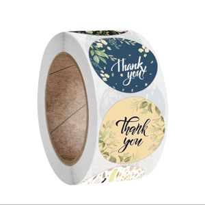 📦BUNDLE & SAVE 📦 500 Small Business Floral Thank You Stickers